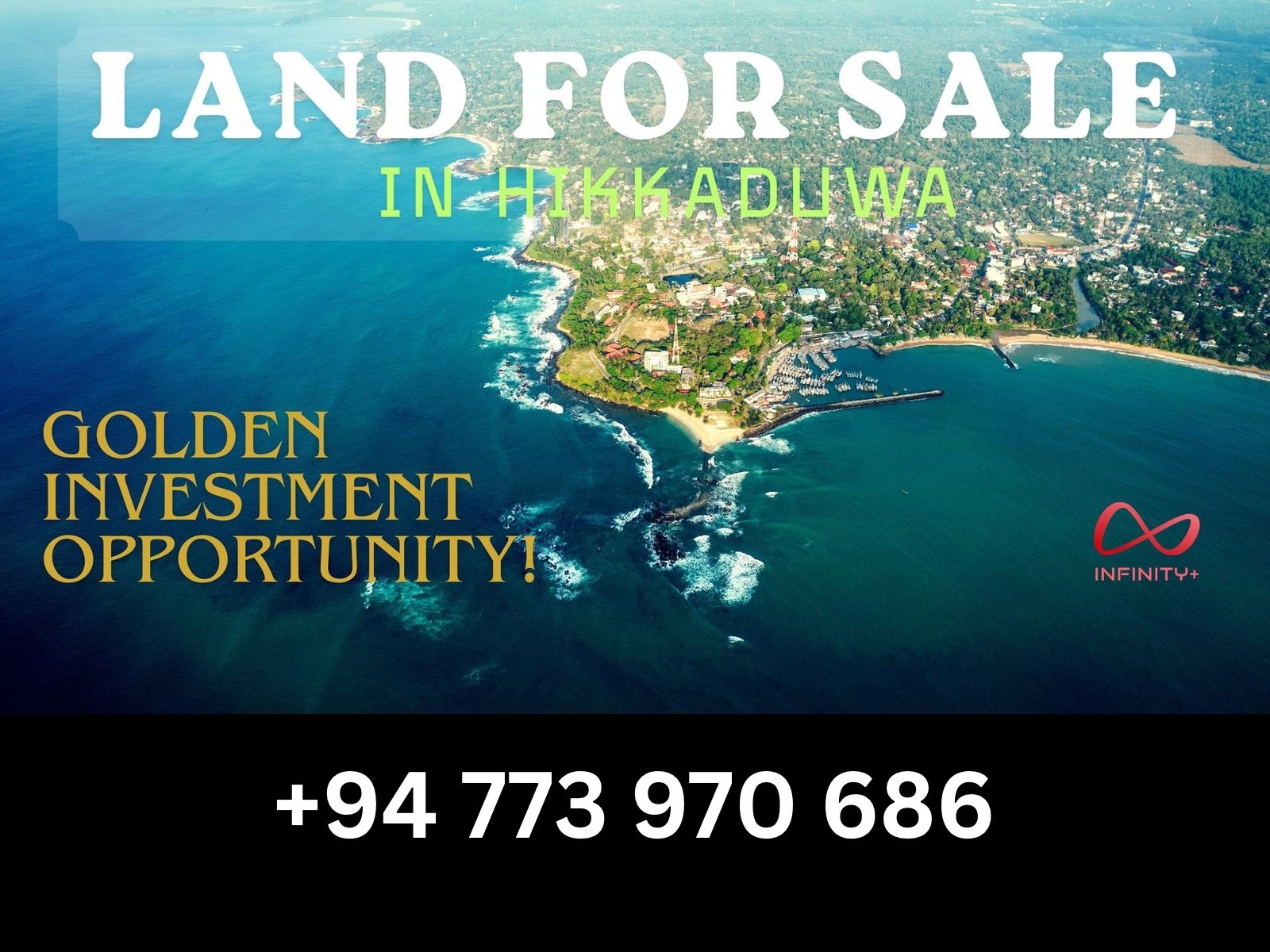 Luxury two bedroom apartment Hikkaduwa – 89 Perches Land Facing Galle Road